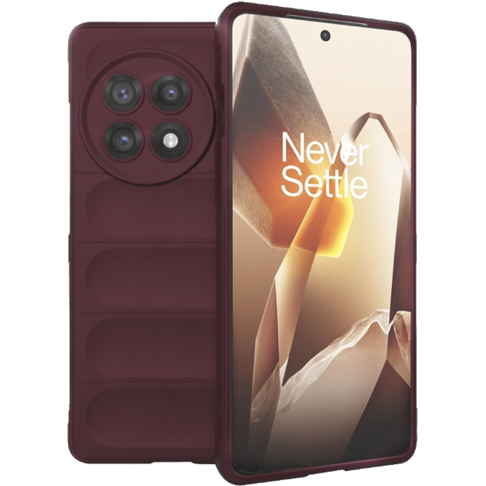 Θήκη OnePlus 13R Techsuit Magic Shield Σιλικόνης - Bordeaux (5949419276314)