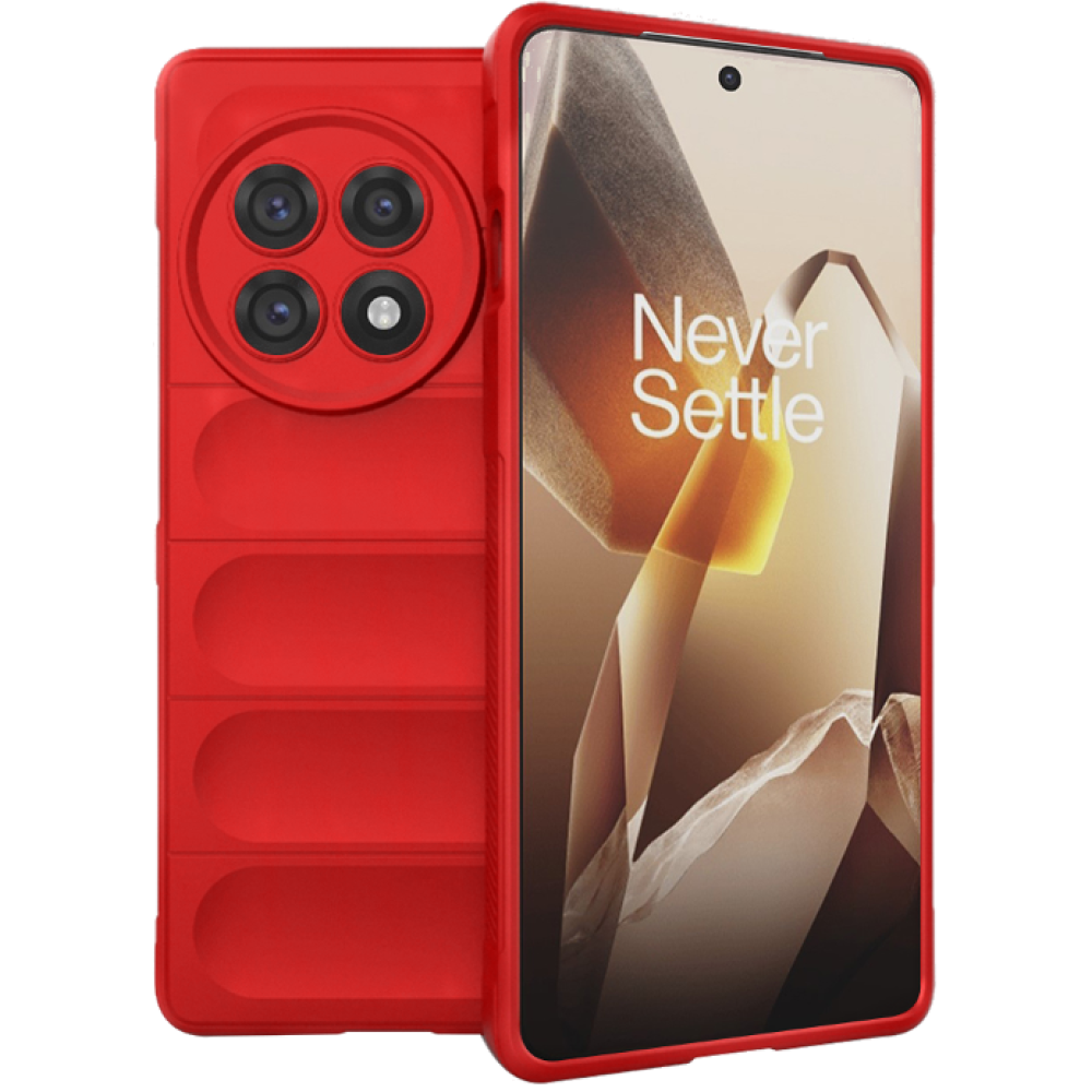 Θήκη OnePlus 13R Techsuit Magic Shield Σιλικόνης - Red (5949419276338)