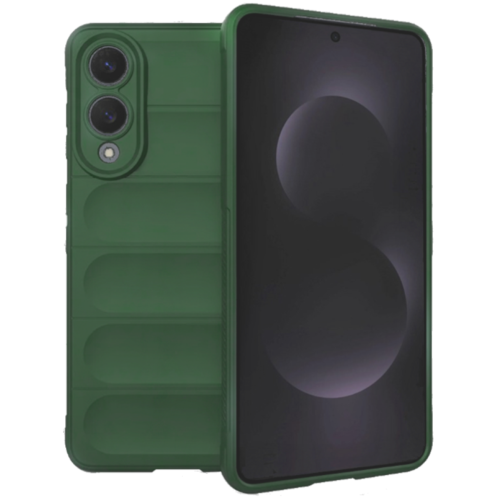 Θήκη Samsung Galaxy S25 Edge Techsuit Magic Shield Σιλικόνης - Green (5949419281165)