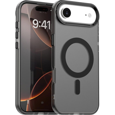 Θήκη iPhone Air Techsuit CandyCase Σκληρή Ημιδιάφανη με MagSafe - Black (5949419313262)