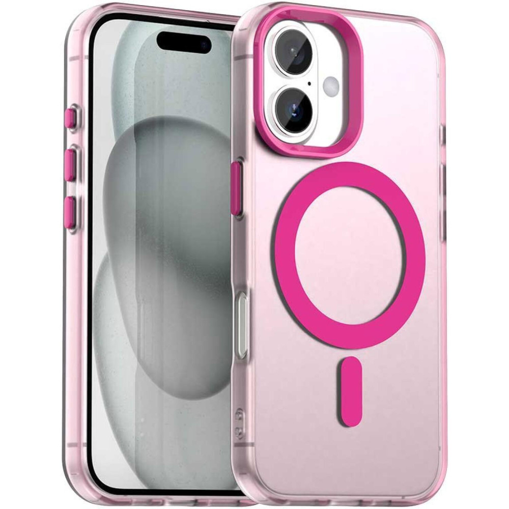 Θήκη iPhone 17 Techsuit CandyCase Σκληρή Ημιδιάφανη με MagSafe - Pink (5949419313392)