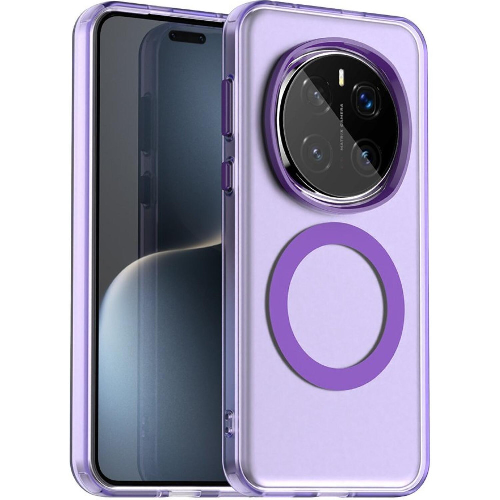 Θήκη Honor Magic7 Pro Techsuit CandyCase Σκληρή Ημιδιάφανη με MagSafe - Purple (5949419311022)