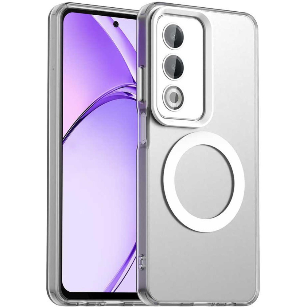 Θήκη Oppo A80 Techsuit CandyCase Σκληρή Ημιδιάφανη με MagSafe - White (5949419310353)