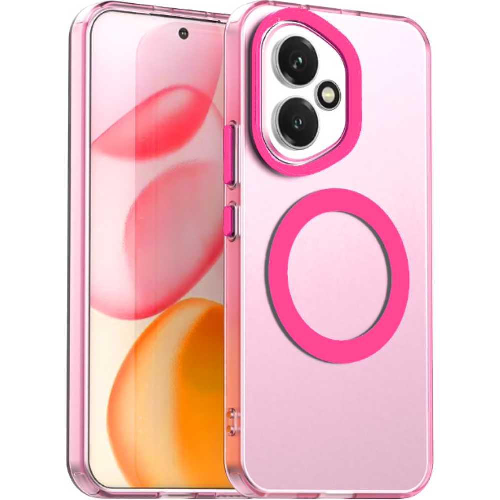 Θήκη Honor 400 Techsuit CandyCase Σκληρή Ημιδιάφανη με MagSafe - Pink (5949419310797)