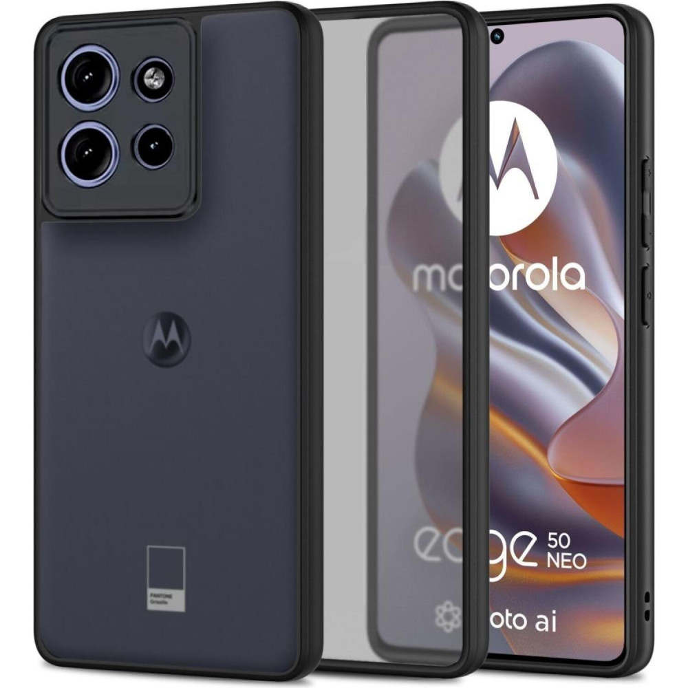 Θήκη Motorola Edge 60 Neo / Edge 50 Neo Tech-Protect MagMat Σκληρή Ημιδιάφανη - Matte Black (5906302377336)