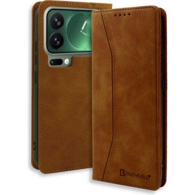 Θήκη Xiaomi 17 Pro Bodycell Book Case Πορτοφόλι - Brown (5206015084515)