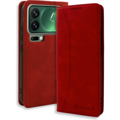 Θήκη Xiaomi 17 Pro Bodycell Book Case Πορτοφόλι - Red (5206015084522)
