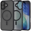 Θήκη iPhone 17 Spacecase Hybrid MagSafe Σκληρή Ημιδιάφανη με MagSafe - Black (5905719131258)