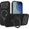 Θήκη iPhone 17 Pro Max Spacecase Ring Pro Mag Σκληρή με MagSafe & KickStand - Black (5905719130954)
