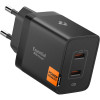 Φορτιστής Spigen EE472EU Essential Wall Charger GaN Γρήγορος Ταξιδιού / Αντάπτορας με 2 x Type-C 47W - Black (ACH09457)