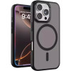 Θήκη iPhone 15 Pro Bodycell MagSafe Backcover Σκληρή Ημιδιάφανη με MagSafe - Matte Black (5206015083747)