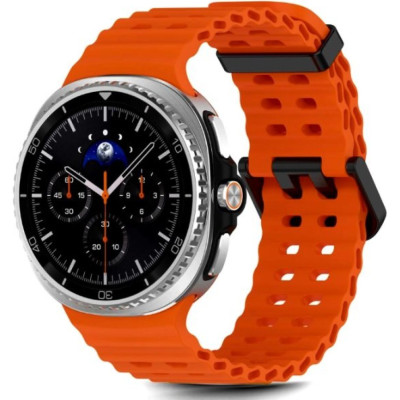 Λουράκι Samsung Galaxy Watch 8 Classic / Watch 8 (46/44/40mm) Tech-Protect Iconband Pro Σιλικόνης - Sunburst Orange (5906302331192)