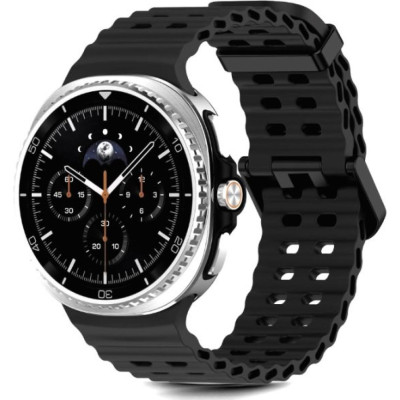 Λουράκι Samsung Galaxy Watch 8 Classic / Watch 8 (46/44/40mm) Tech-Protect Iconband Pro Σιλικόνης - Black (5906302331178)