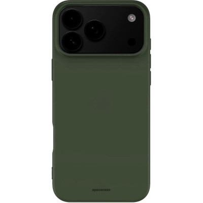 Θήκη iPhone 17 Pro Spacecase Silicone Case Σιλικόνης - Dark Green (5905719131371)