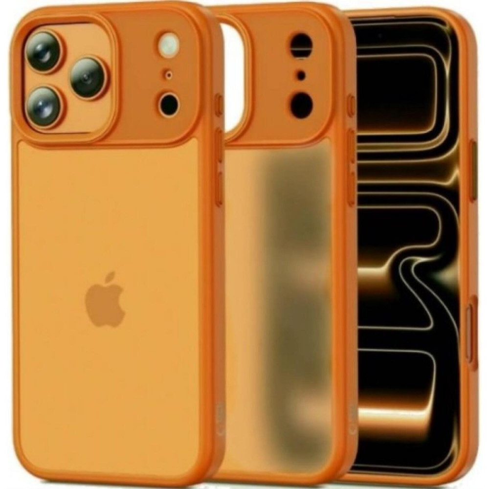 Θήκη iPhone 17 Pro Max Tech-Protect MagMat Σκληρή Ημιδιάφανη - Matte Cosmic Orange (5906302333998)