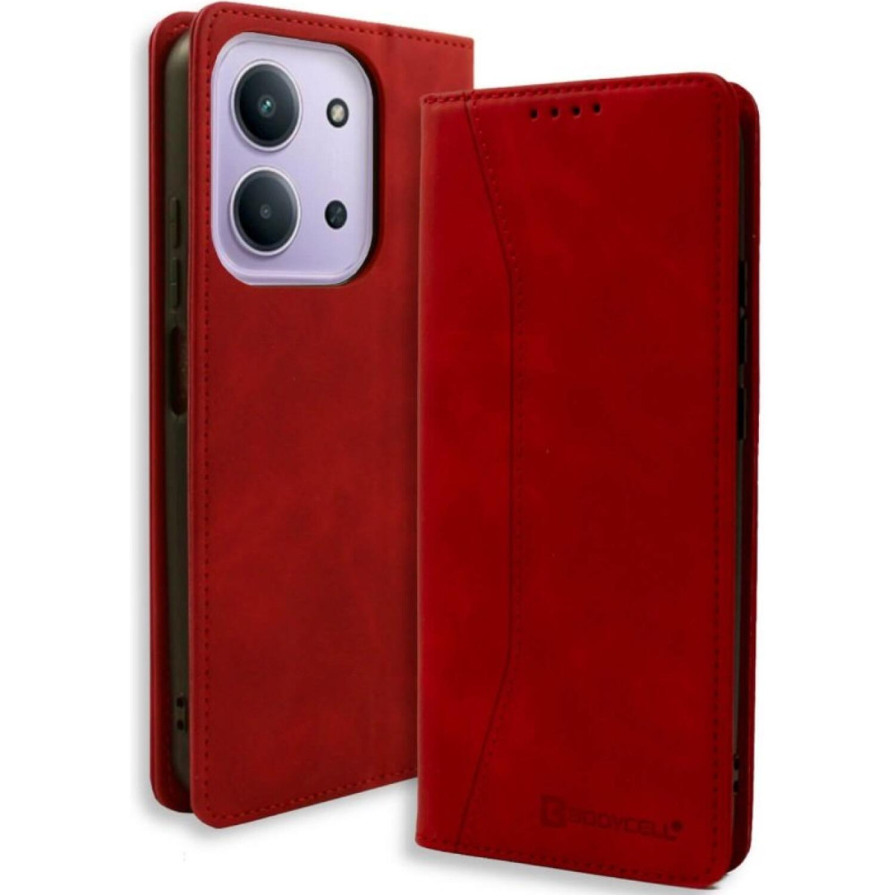 Θήκη Xiaomi Redmi 15C 5G / Poco C85 5G Bodycell Book Case Πορτοφόλι - Red (5206015084584)