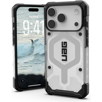 Θήκη iPhone 17 Pro UAG Pathfinder Clear Ανθεκτική με MagSafe - Ice / Silver (114551114333)