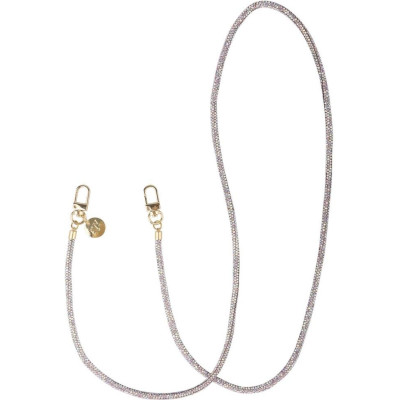 Λουράκι Λαιμού AVY Chain Crossbody Strap Αποσπώμενο για Θήκες Κινητών / Smartphones - Silver Spark (8719246497544)