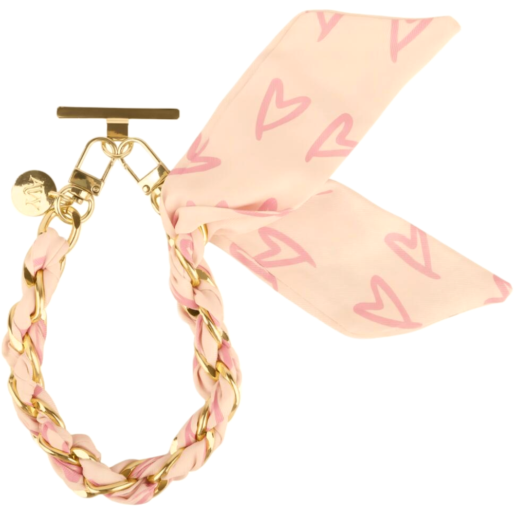Λουράκι Χειρός AVY Scarf Wristband Αποσπώμενο για Θήκες Κινητών / Smartphones - Cupid Blush (8719246497827)