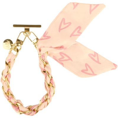 Λουράκι Χειρός AVY Scarf Wristband Αποσπώμενο για Θήκες Κινητών / Smartphones - Cupid Blush (8719246497827)