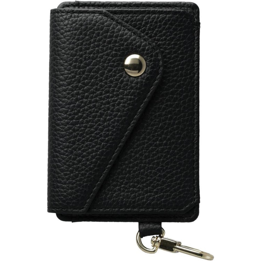 Universal Θήκη AVY Leather Wallet Δερμάτινο MagSafe Πορτοφόλι για Κάρτες - Leather Black (8719246497933)