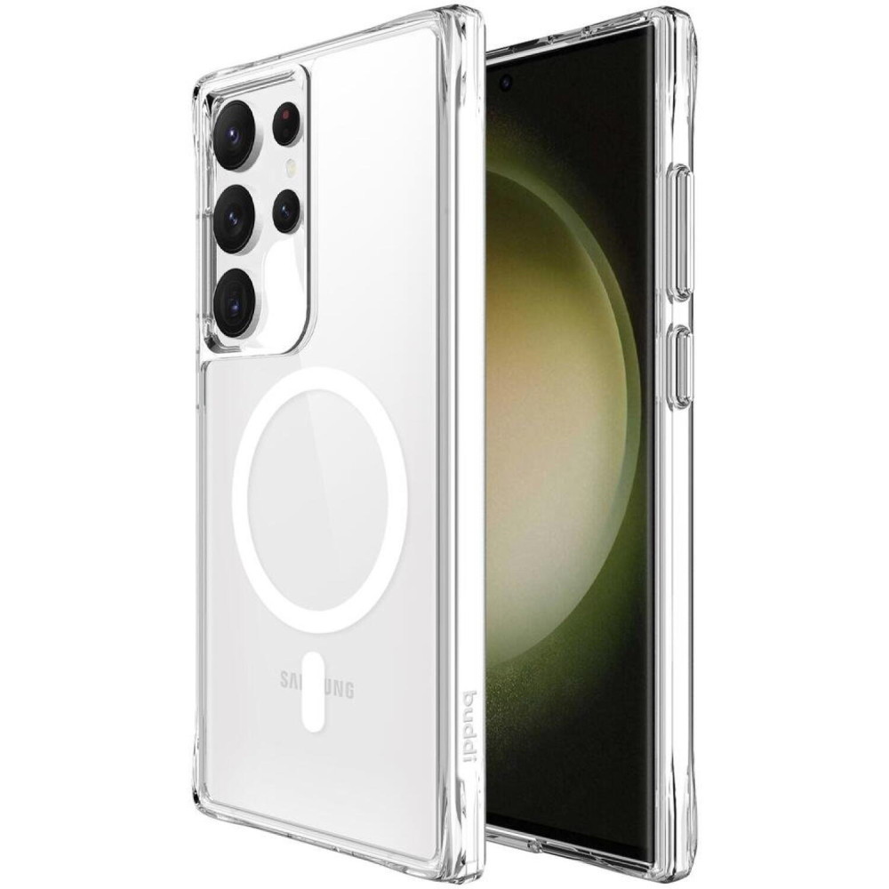 Θήκη Samsung Galaxy S24 Ultra Buddi Core Σκληρή Διάφανη με MagSafe - Clear (8719246493102)
