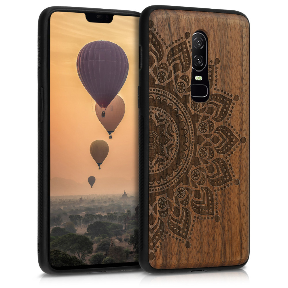 KW Σκληρή Ξύλινη Θήκη OnePlus 6 - Rising Sun (45673.04)