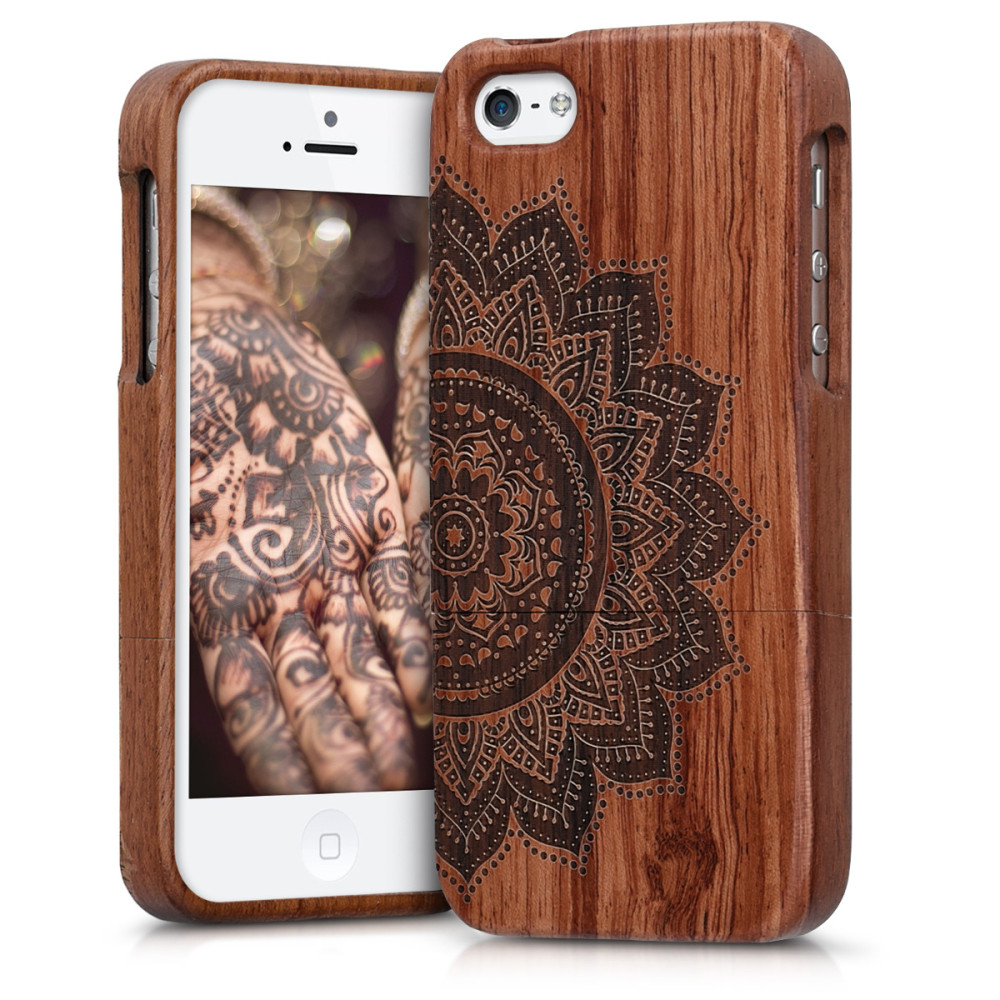 KW Σκληρή Ξύλινη Θήκη iPhone SE / 5 / 5S (29912.04)