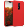 KW Θήκη Σιλικόνης OnePlus 6 - Soft Flexible Rubber Protective Cover - Red - (46122.09)