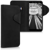 Kalibri Δερμάτινη Suede Θήκη - Πορτοφόλι  Samsung Galaxy A6 (2018) -  Black (45252.01)