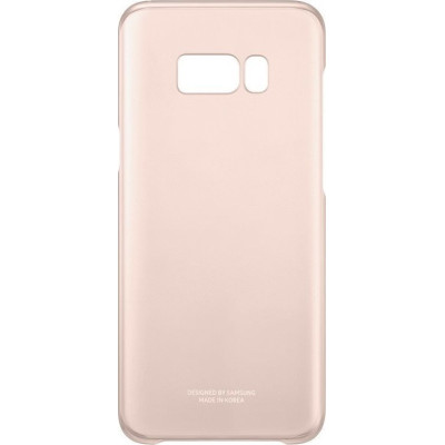 Samsung Official Ημιδιάφανη Σκληρή Θήκη Clear Cover Galaxy S8 Plus - Pink (EF-QG955CPEGWW)