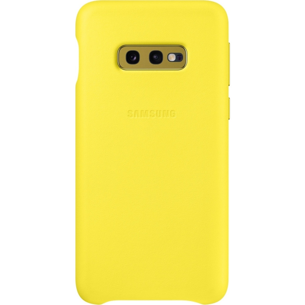 Official Samsung Leather Cover Samsung Galaxy S10e - Yellow (EF-VG970LYEGWW)
