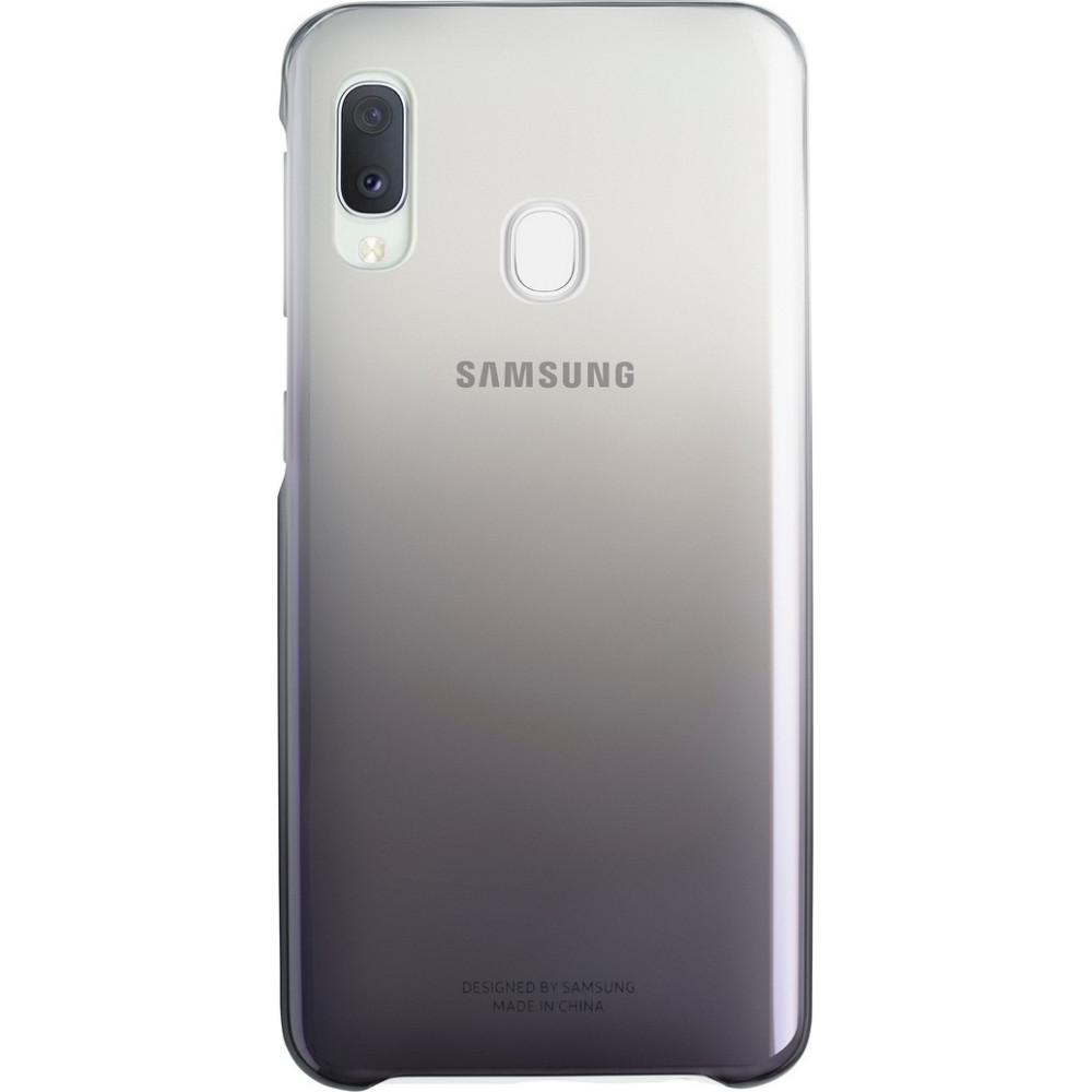Official Samsung Gradation Cover - Σκληρή Θήκη Samsung Galaxy A20e - Black (EF-AA202CBEGWW)
