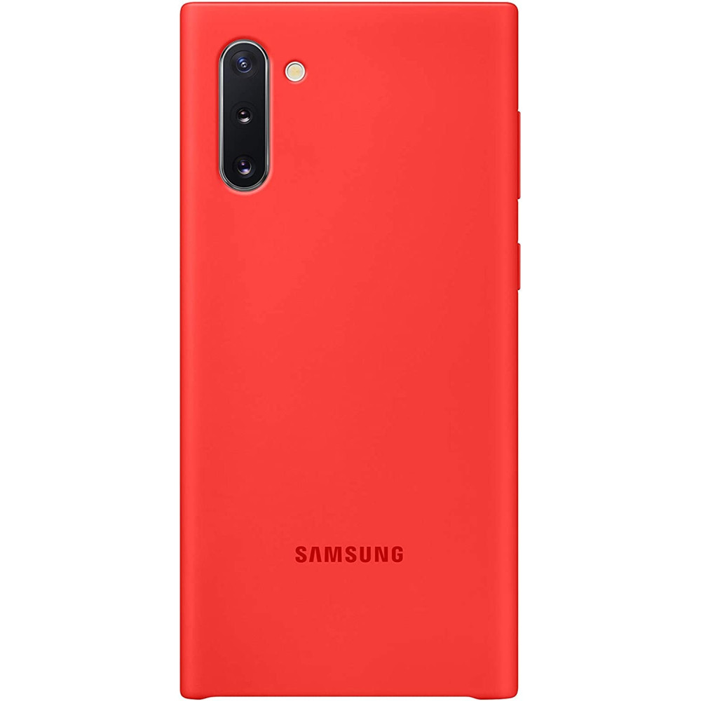 Official Samsung Silicone Cover Θήκη Σιλικόνης - Samsung Galaxy Note 10 - Red (EF-PN970TREGWW)