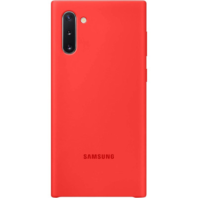 Official Samsung Silicone Cover Θήκη Σιλικόνης - Samsung Galaxy Note 10 - Red (EF-PN970TREGWW)