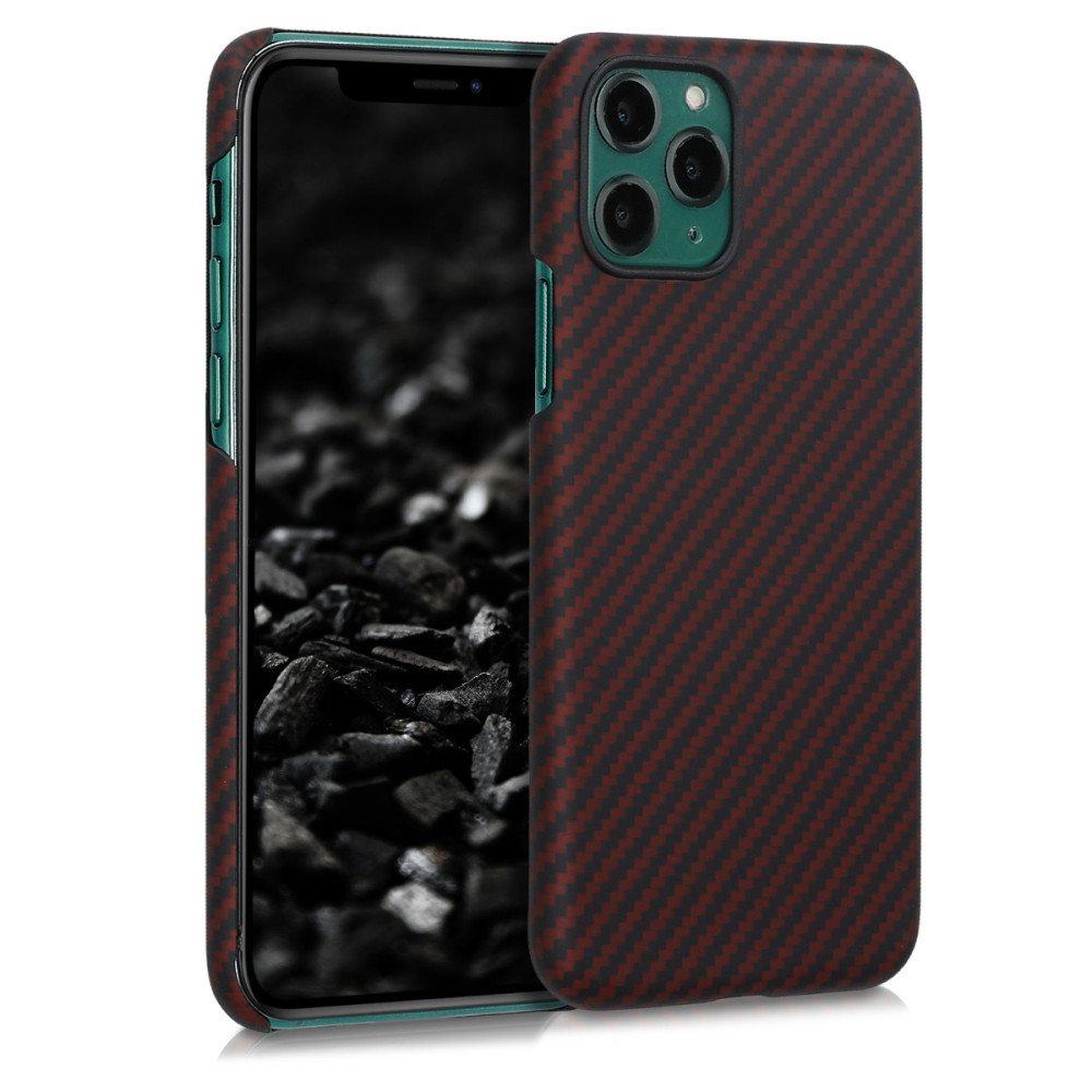 Kalibri Aramid Fiber Body - Σκληρή Θήκη Apple iPhone 11 Pro - Red Matte / Black (49733.51)