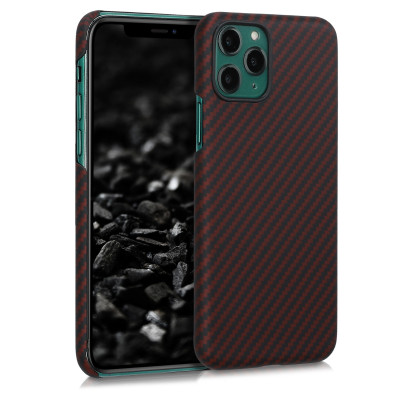 Kalibri Aramid Fiber Body - Σκληρή Θήκη Apple iPhone 11 Pro - Red Matte / Black (49733.51)