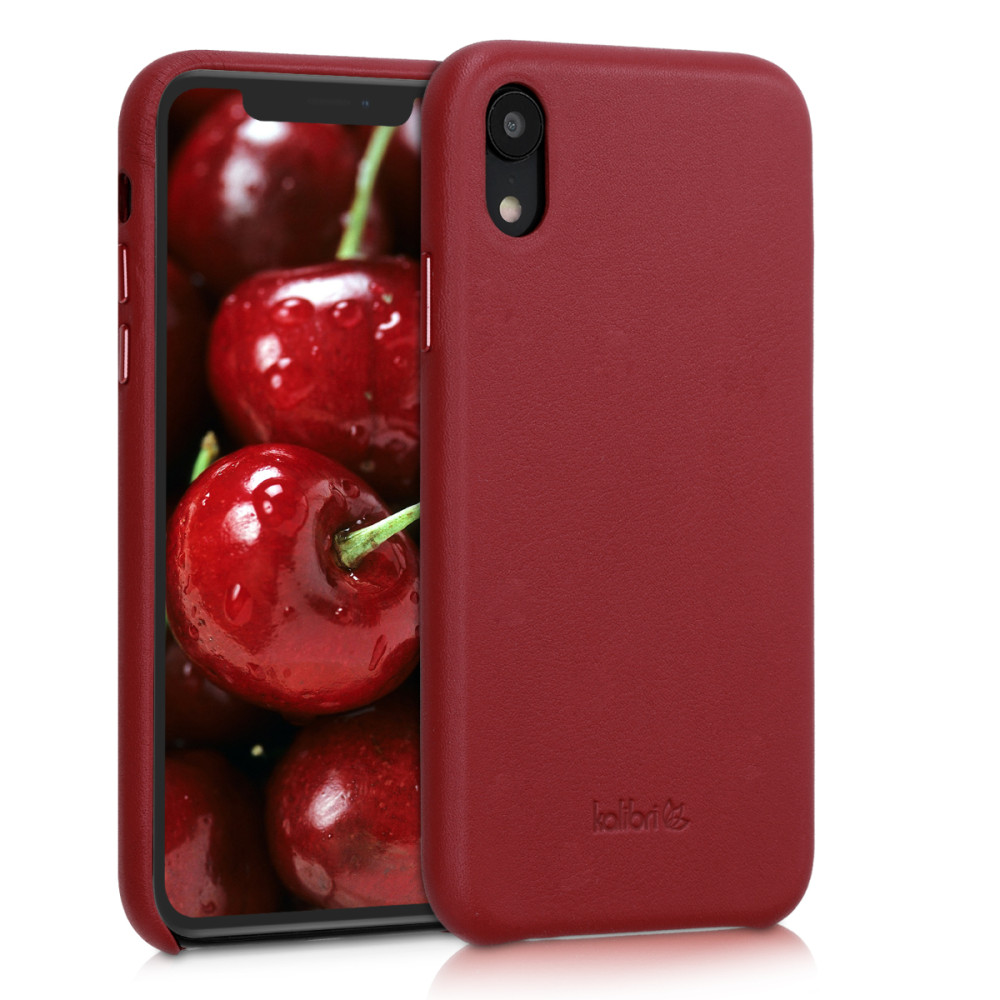 Kalibri Σκληρή Δερμάτινη Θήκη Apple iPhone XR - Smooth Genuine Leather Hard Case - Red (45955.09)
