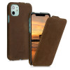 Kalibri Δερμάτινη Θήκη Flip Apple iPhone 11 - Ultra Slim Leather Protective Phone Cover - Brown (50410.05)