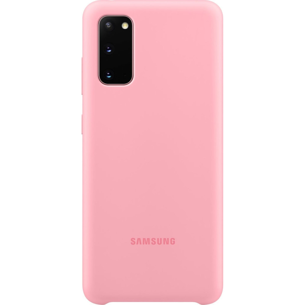 Official Samsung Θήκη Σιλικόνης Samsung Galaxy S20 - Pink (EF-PG980TPEGEU)
