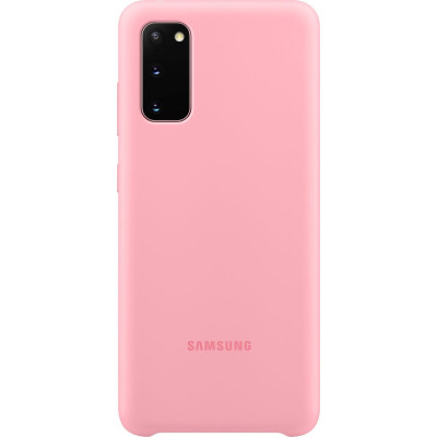 Official Samsung Θήκη Σιλικόνης Samsung Galaxy S20 - Pink (EF-PG980TPEGEU)