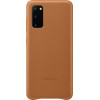 Official Samsung Δερμάτινη Θήκη Samsung Galaxy S20 - Brown (EF-VG980LAEGEU)
