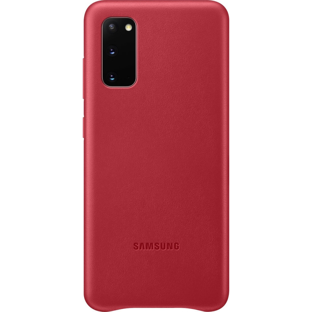 Official Samsung Δερμάτινη Θήκη Samsung Galaxy S20 - Red (EF-VG980LREGEU)