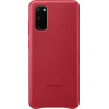 Official Samsung Δερμάτινη Θήκη Samsung Galaxy S20 - Red (EF-VG980LREGEU)
