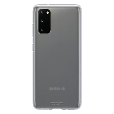 Official Samsung Θήκη Σιλικόνης Samsung Galaxy S20 - Transparent (EF-QG980TTEGEU)