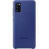 Official Samsung Silicone Cover Θήκη Σιλικόνης Samsung Galaxy A41 - Blue (EF-PA415TLEGEU)