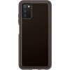 Official Samsung Θήκη Σιλικόνης Soft Clear Cover - Samsung Galaxy A03s - Black (EF-QA038TBEGEU)