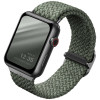 Uniq Aspen Braided Band - Premium Πλεκτό Λουράκι Apple Watch Ultra/SE/11/10/9/8/7/6/5/4 (49/46/45/44mm) - Green (UNIQ-44MM-ASPGRN)
