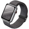 Uniq Aspen Braided Band - Premium Πλεκτό Λουράκι Apple Watch SE/11/10/9/8/7/6/5/4 (42/41/40mm) - Grey (UNIQ-40MM-ASPGRY)