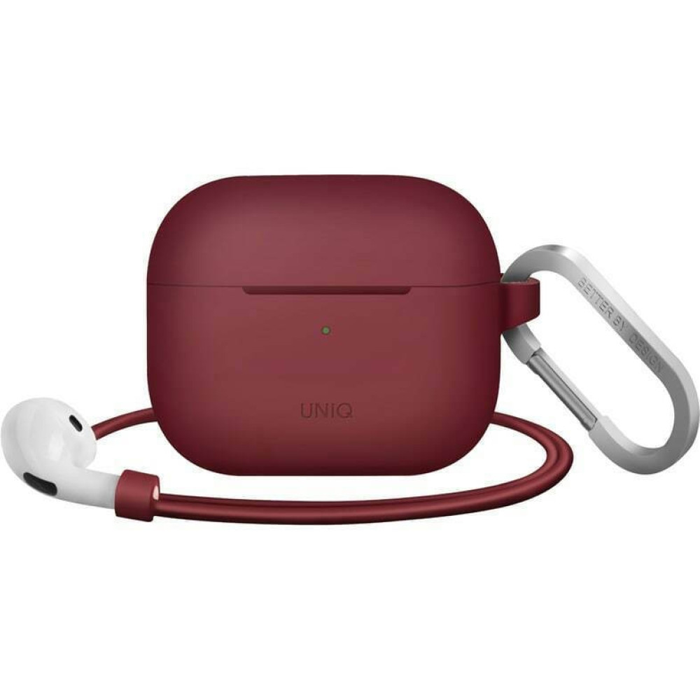 Uniq Vencer Case - Θήκη Σιλικόνης για AirPods 3rd Gen - Maroon (UNIQ-AIRPODS(2021)-VENMRN)